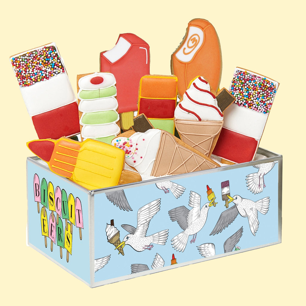 Ice Lollies Biscuit Tin - Biscuiteers