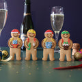Jolly Gingers Christmas Party Letterbox Biscuits - Biscuiteers
