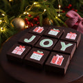 Joy Christmas Brownies - Biscuiteers