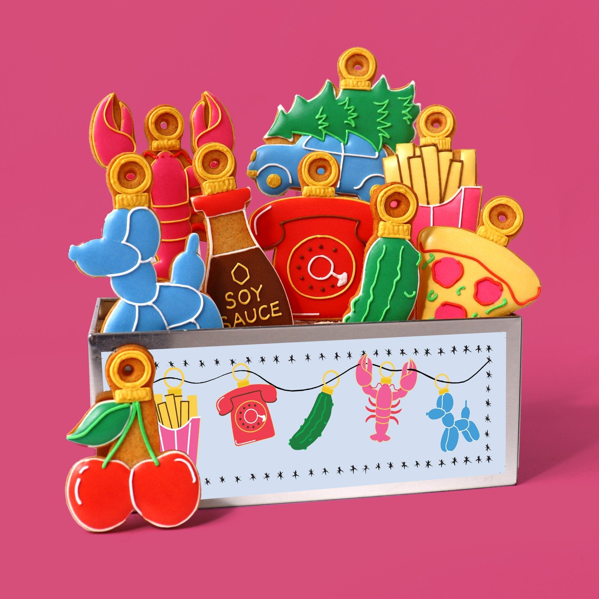 Kitsch Decorations Biscuit Tin - Biscuiteers
