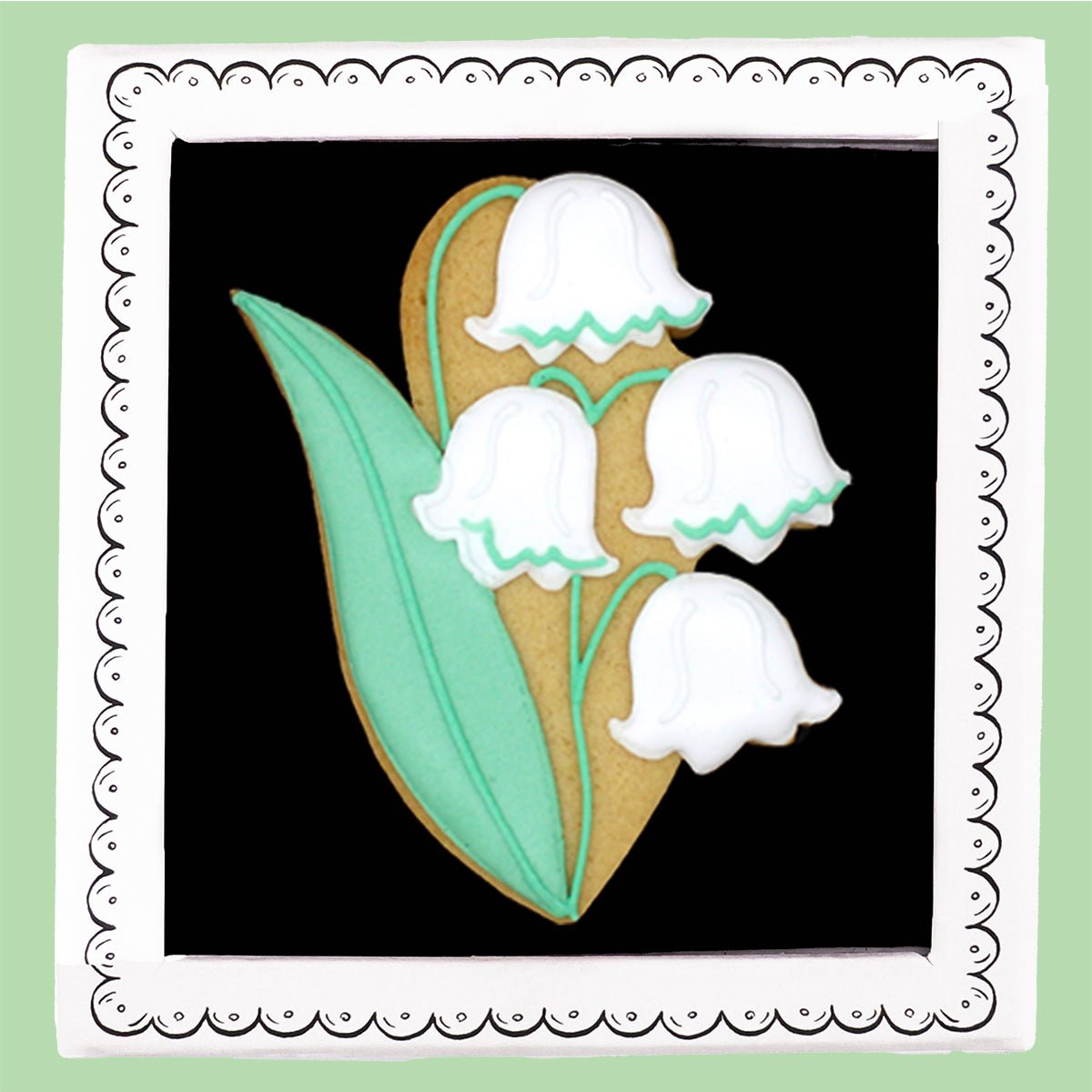 Lily May Birth Flower Letterbox Biscuit - Biscuiteers
