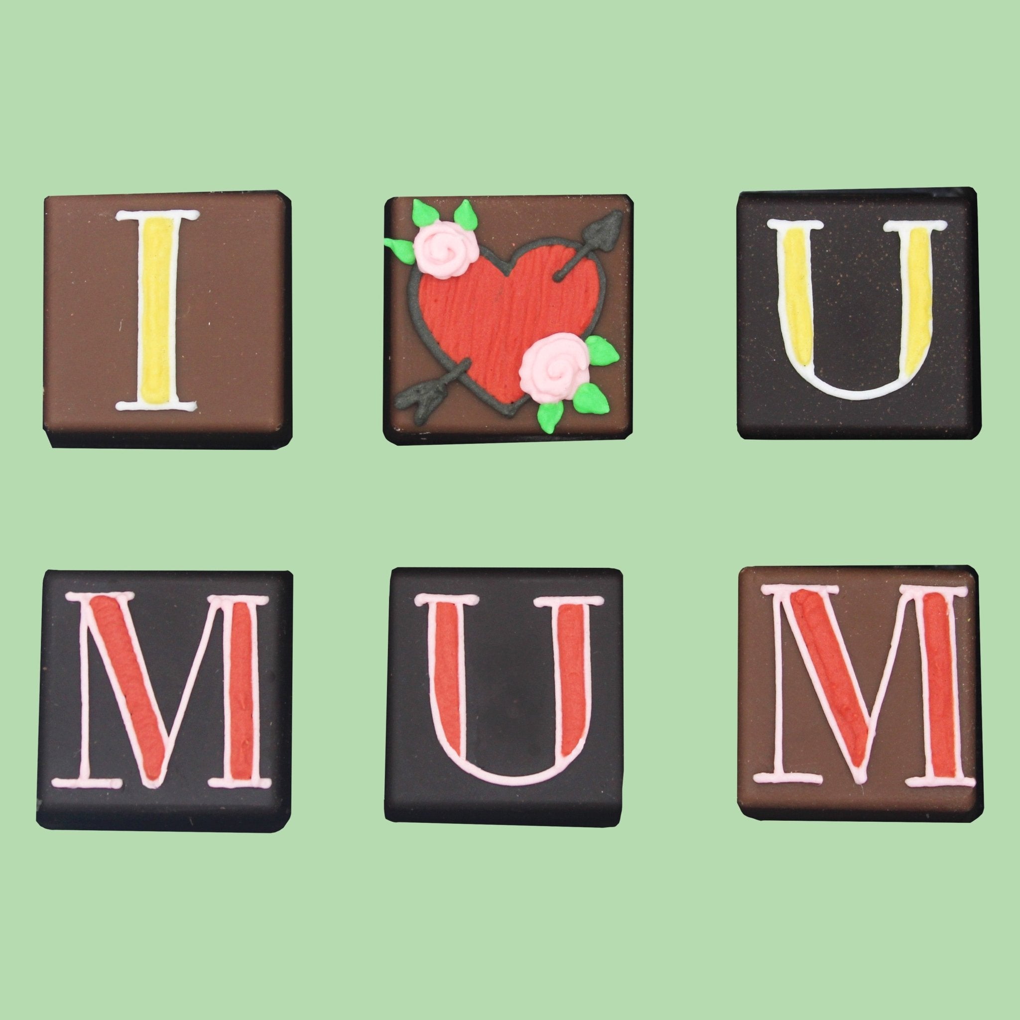 Little Box I Love You Mum Chocolates - Biscuiteers