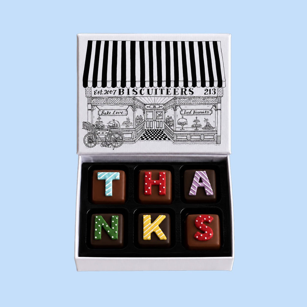 Little Box Thank You Chocolates - Biscuiteers