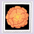 Marigold October Birth Flower Letterbox Biscuit - Biscuiteers