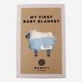 Mcnutt Of Donegal Whispering Blue Baby Blanket - Biscuiteers