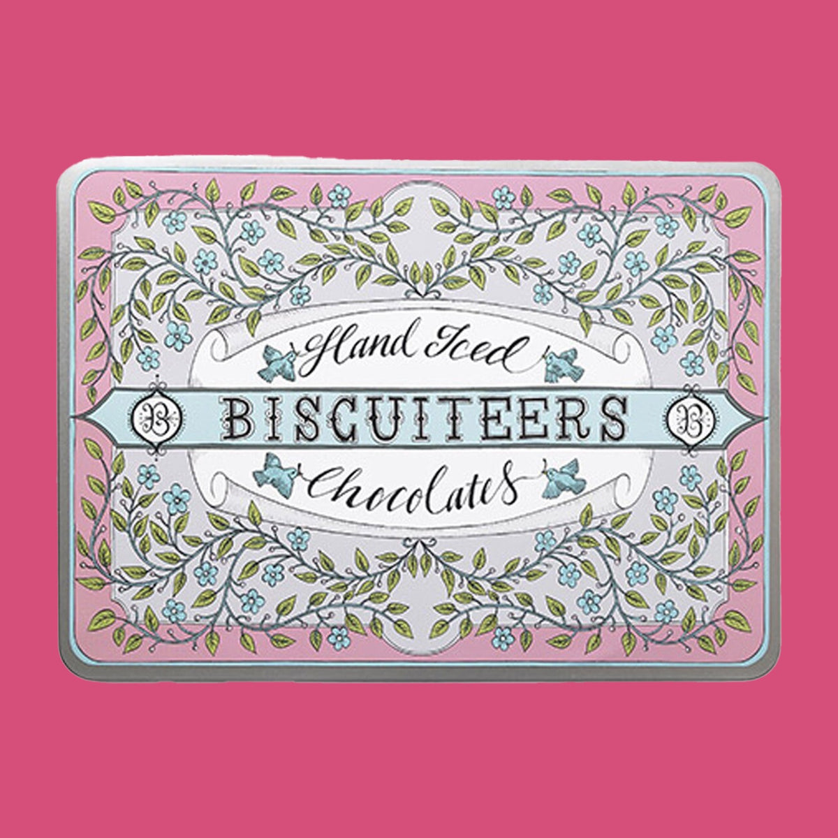 Medium Tin Happy Christmas Chocolates - Biscuiteers