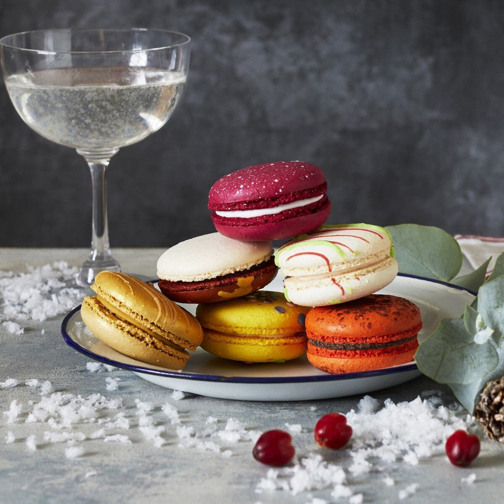 Merry Macarons Mini Gift Box - Biscuiteers
