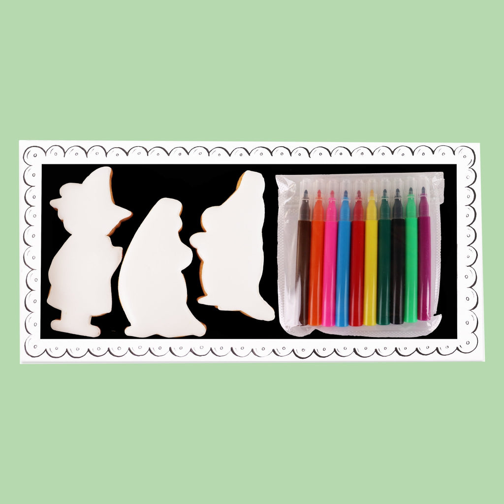 Moomins DIY Colour In Letterbox Biscuits - Biscuiteers