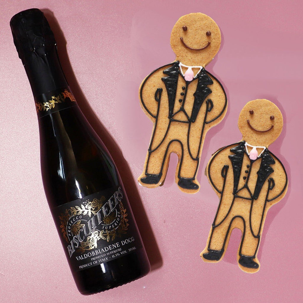 Mr And Mr Engagement Mini Gift Box - Biscuiteers