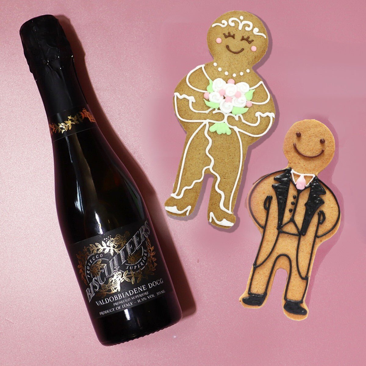Mr And Mrs Engagement Mini Gift Box - Biscuiteers