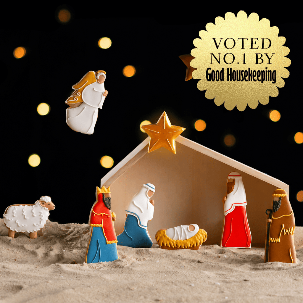 Nativity Christmas Biscuit Tin - Biscuiteers