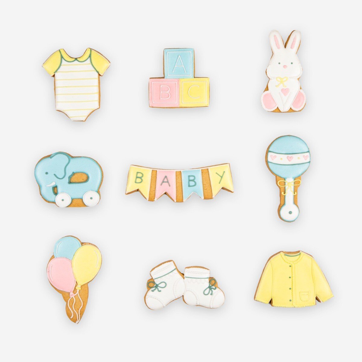 New Baby Luxury Gift Box - Biscuiteers