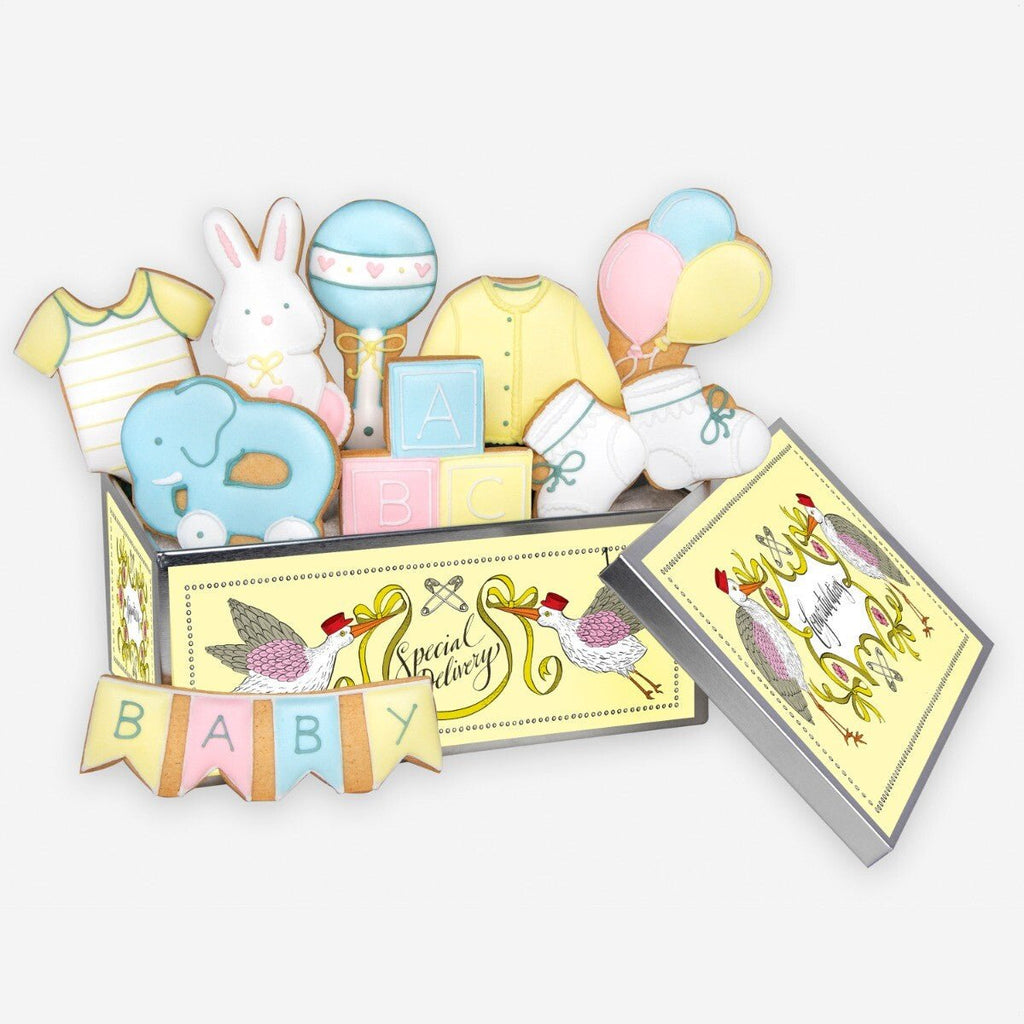 New Baby Luxury Gift Box - Biscuiteers