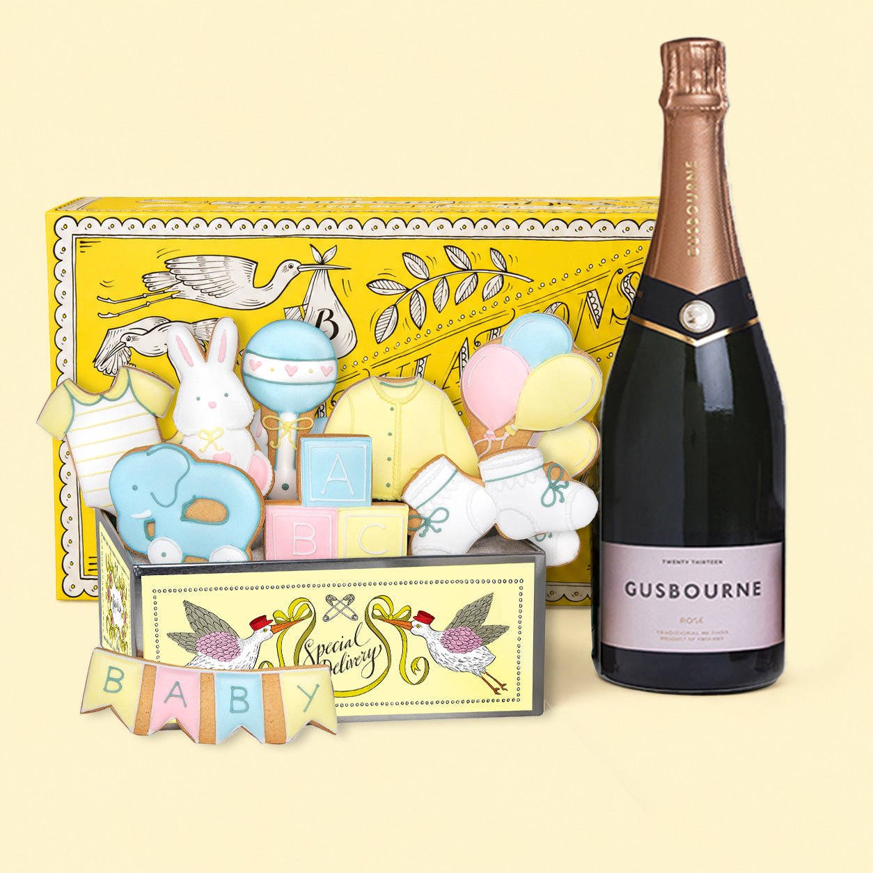 New Baby Luxury Gift Box - Biscuiteers