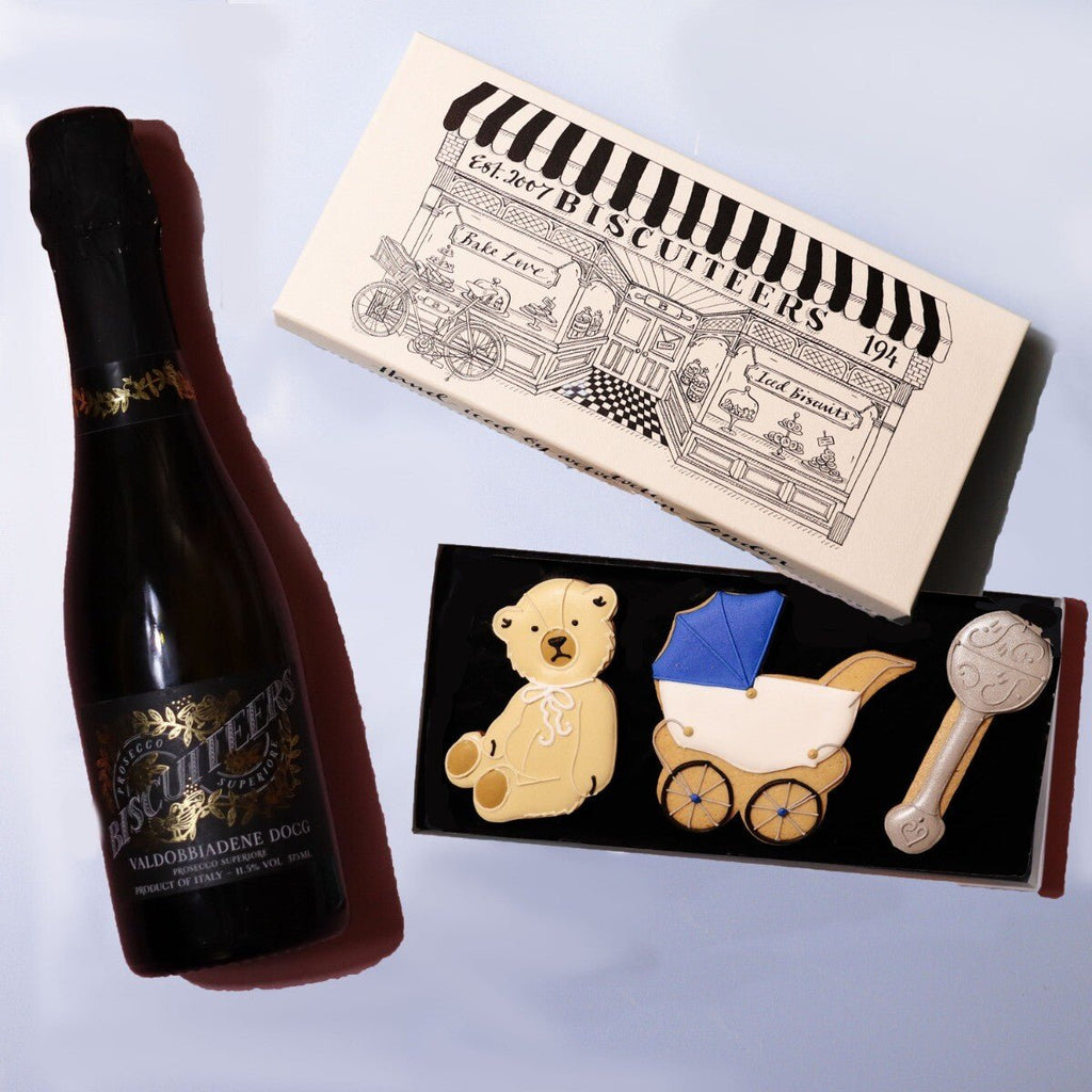 New Baby Mini Gift Box - Biscuiteers