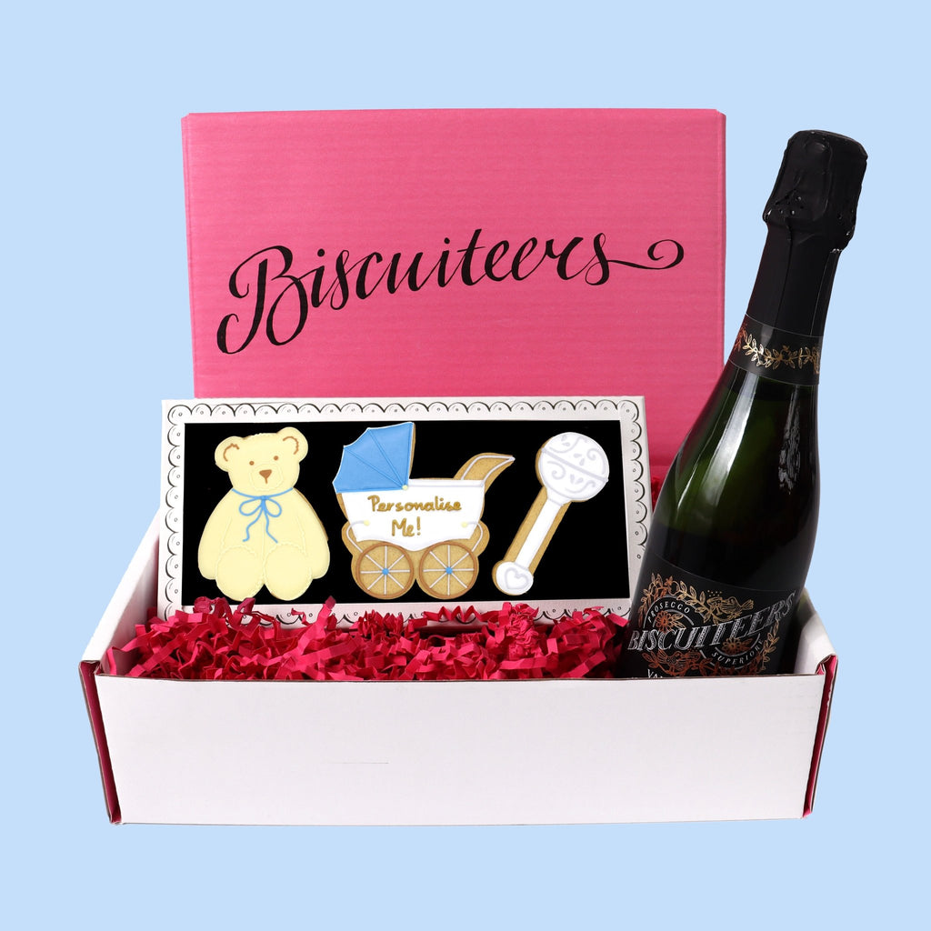 New Baby Mini Gift Box - Biscuiteers