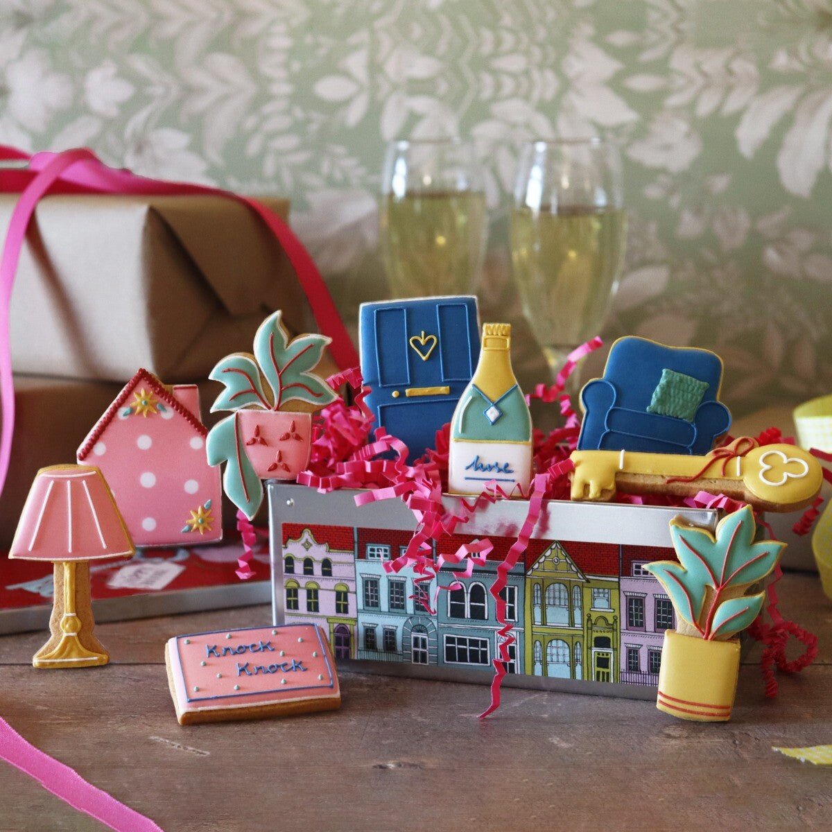 New Home Luxury Gift Box - Biscuiteers