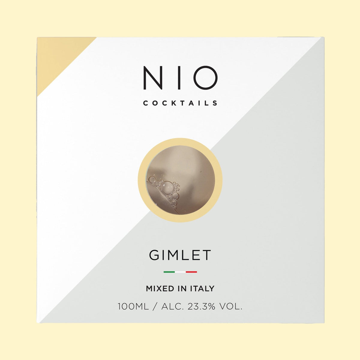 Nio Gimlet Cocktail 100ml - Biscuiteers
