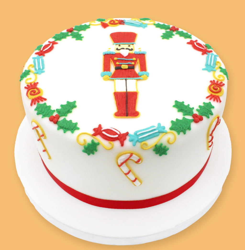 Nutcracker Christmas Cake - Biscuiteers