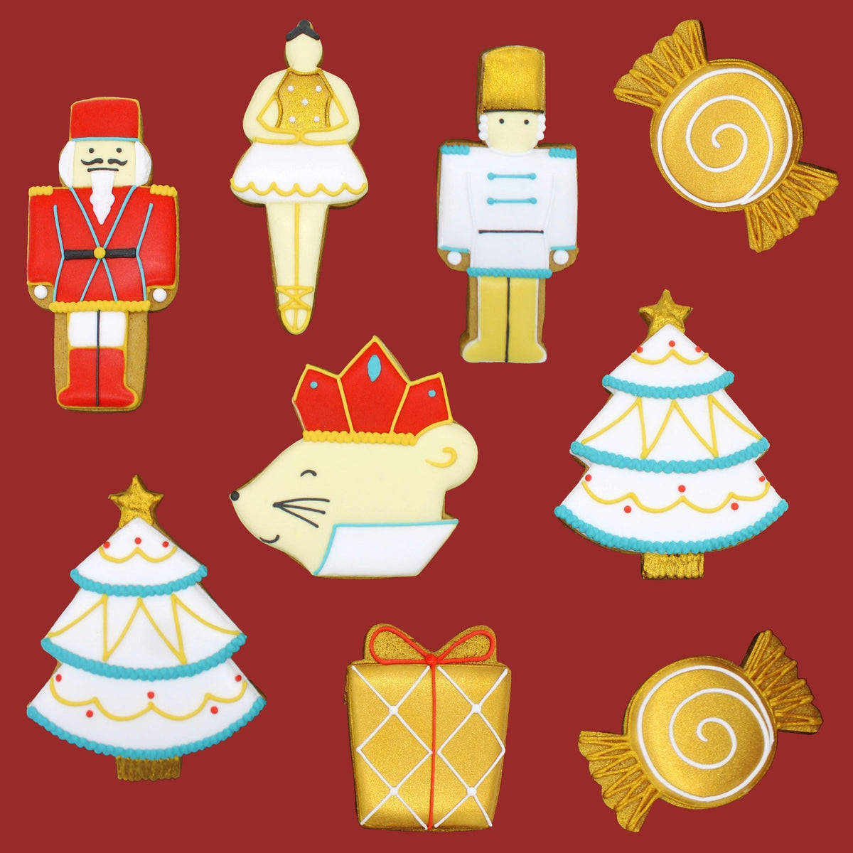 Nutcracker Gift Box - Biscuiteers