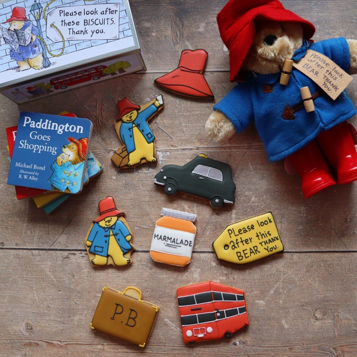 Paddington Bear Baby Gift Box - Biscuiteers