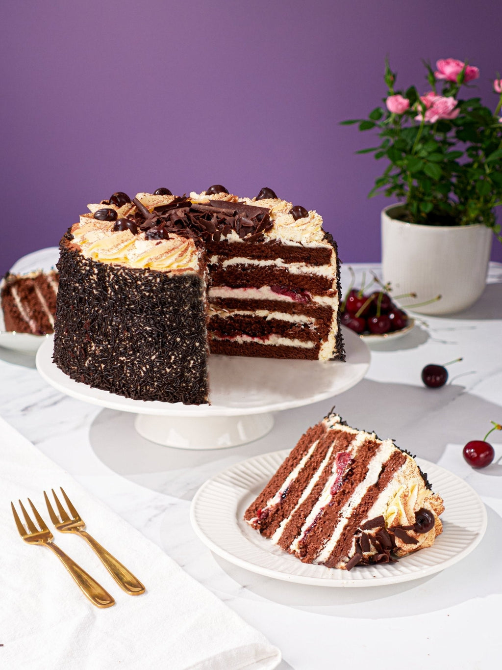 Patisserie Valerie Black Forest Gateau - Biscuiteers