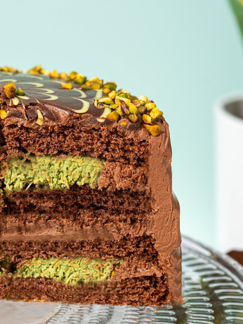 Patisserie Valerie Dubai Chocolate Cake - Biscuiteers