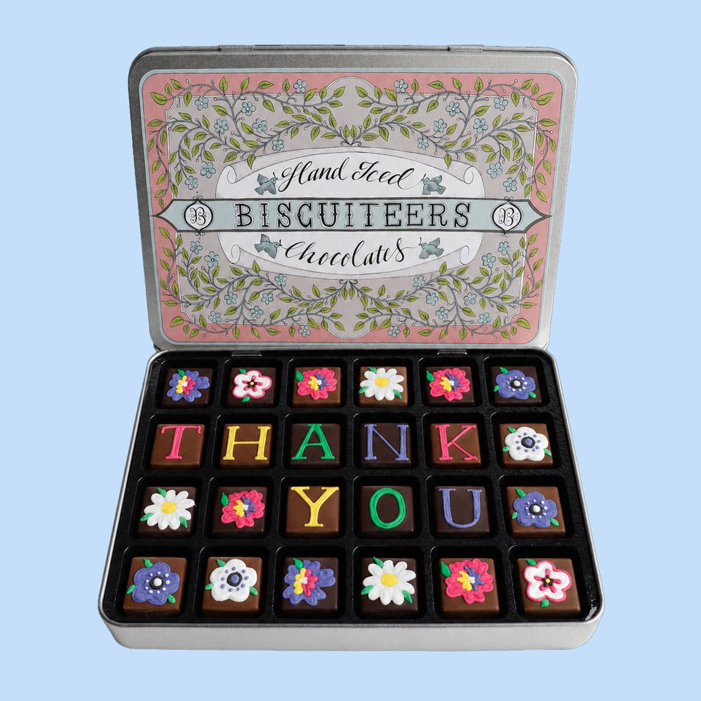 Personalised Bouquet Chocolates Medium Tin - Biscuiteers