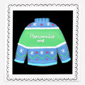 Personalised Christmas Jumper Letterbox Biscuit - Biscuiteers
