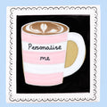 Personalised Cornishware Mug Letterbox Biscuit - Biscuiteers