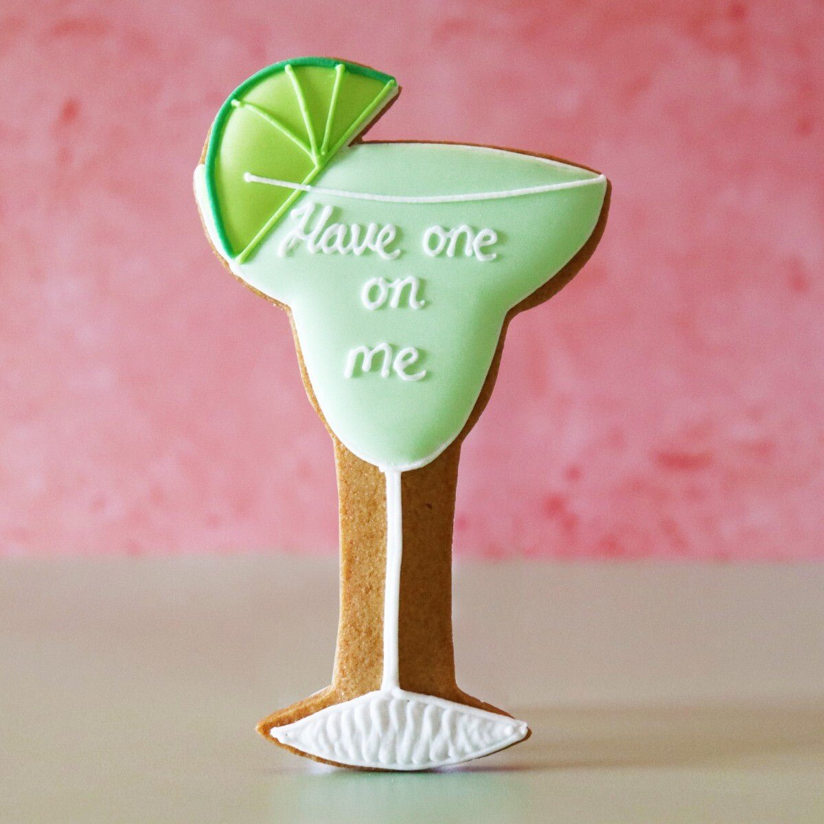 Personalised Margarita Cocktail Letterbox Biscuit - Biscuiteers