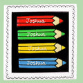 Personalised Pencils Biscuits - Biscuiteers