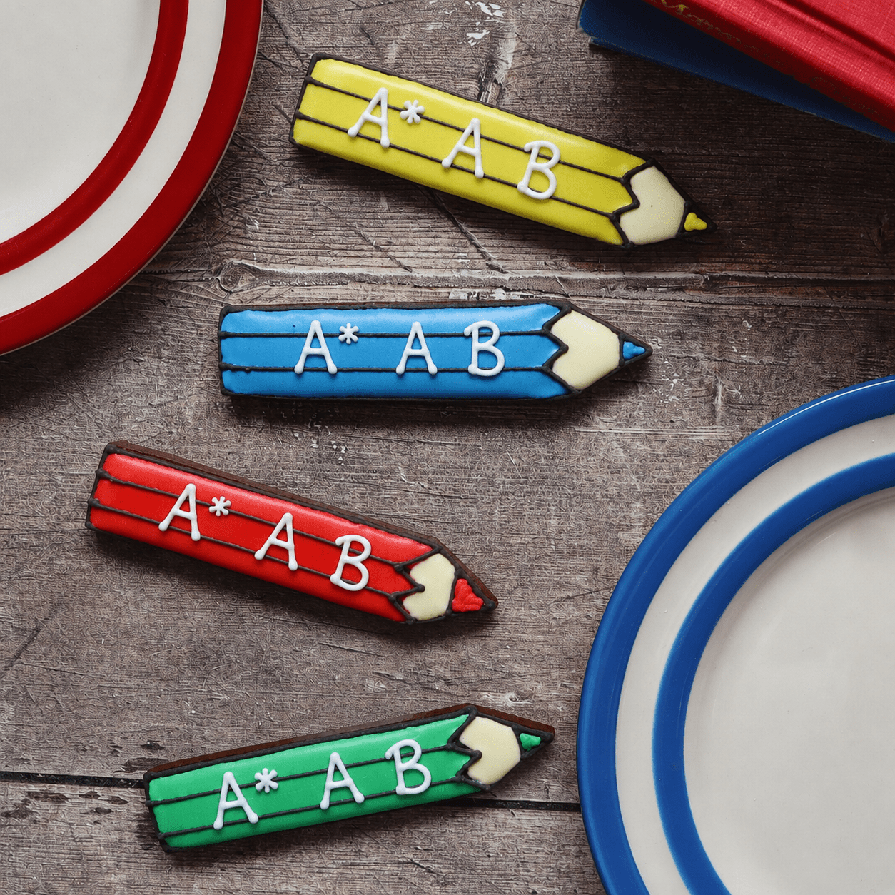 Personalised Pencils Biscuits - Biscuiteers