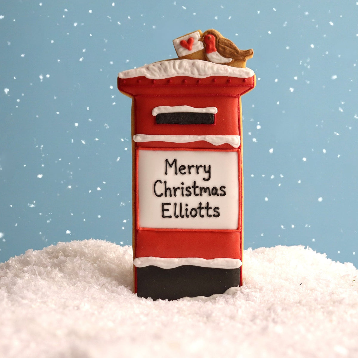Personalised Post Box Letterbox Biscuit - Biscuiteers