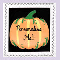 Personalised Pumpkin Letterbox Biscuit - Biscuiteers