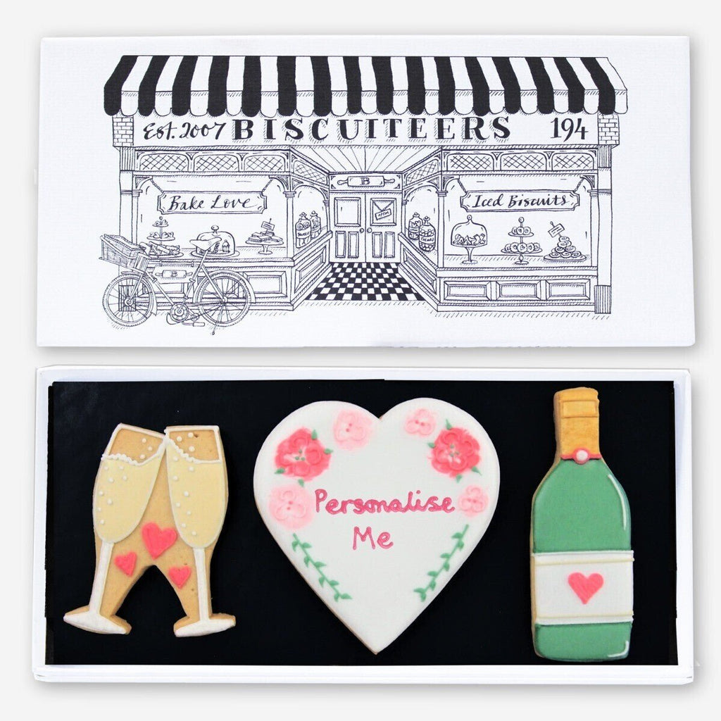Personalised Wedding Mini Gift Box - Biscuiteers