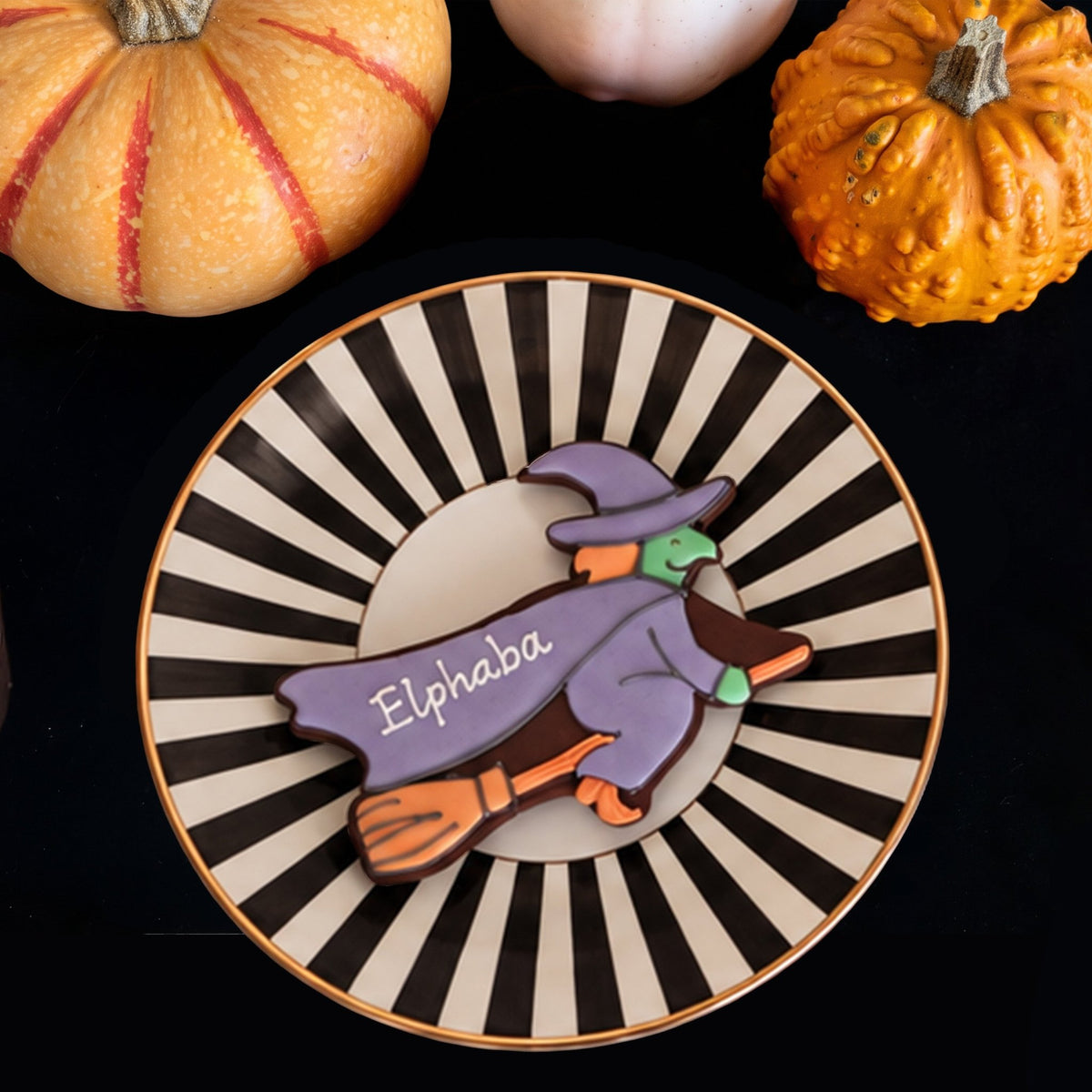 Personalised Wicked Witch Letterbox Biscuit - Biscuiteers