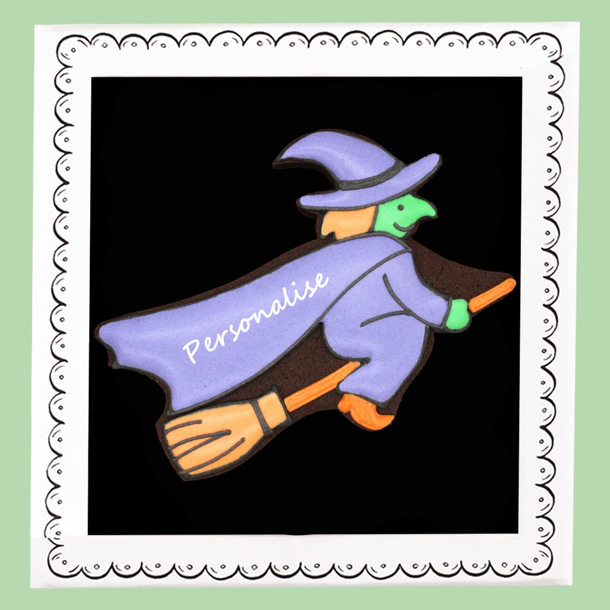 Personalised Wicked Witch Letterbox Biscuit - Biscuiteers