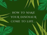 DIY 3D Dinosaur Letterbox Kit