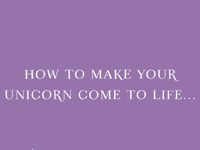 DIY 3D Unicorn Party x10 Pack