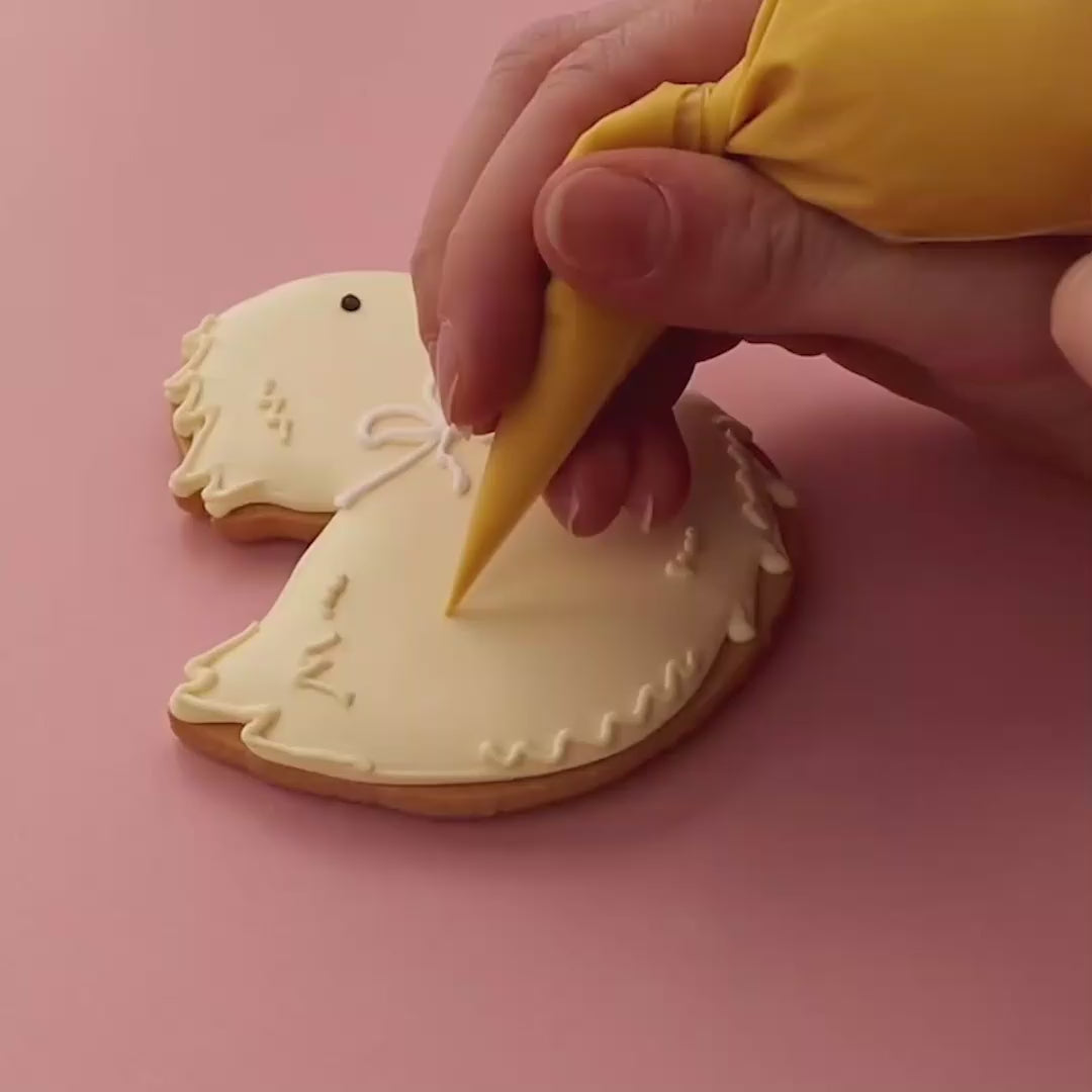 Personalised New Baby Duck Letterbox Biscuit