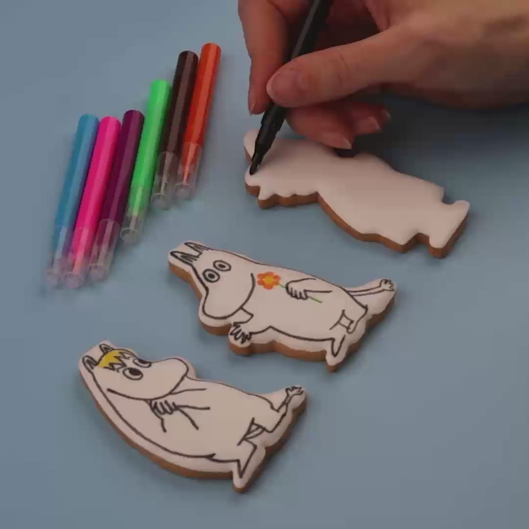 Moomins DIY Colour In Letterbox Biscuits