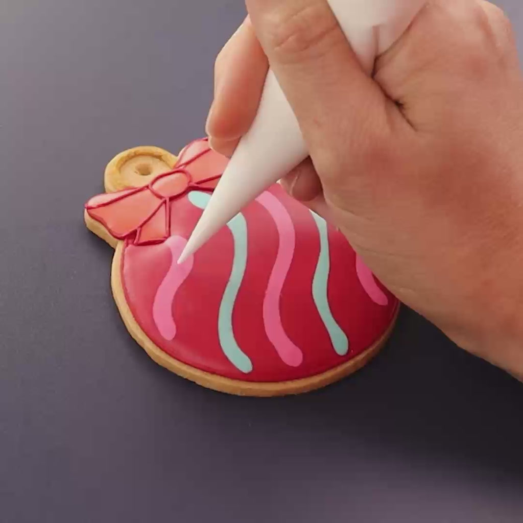 Personalised Christmas Bauble Letterbox Biscuit