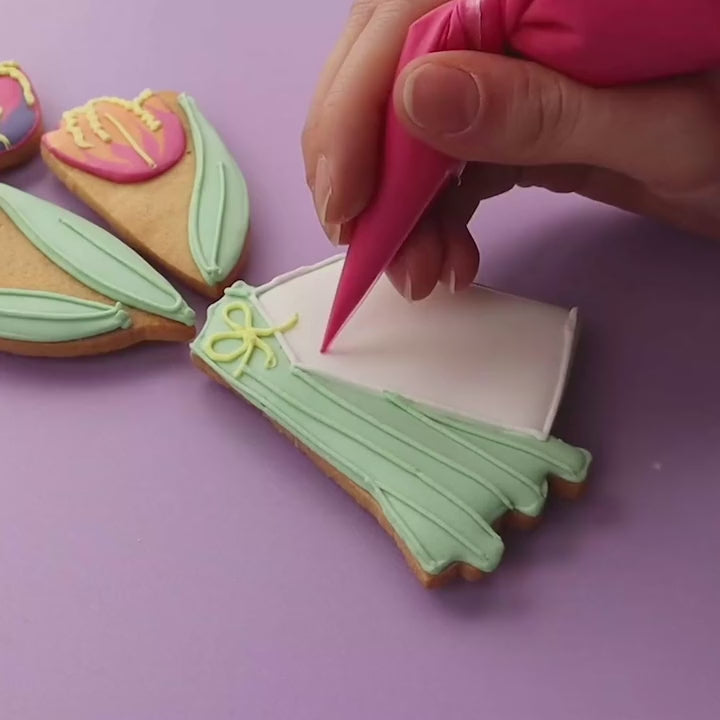 Bunch Of Tulips Letterbox Biscuits