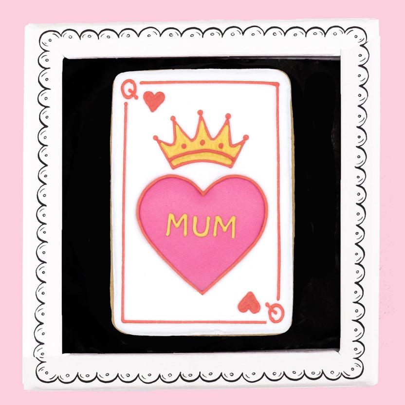 Queen of Mum Letterbox Biscuit