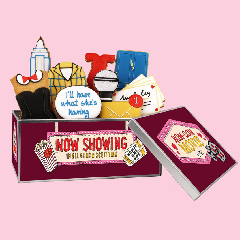 Rom Com Biscuit Tin