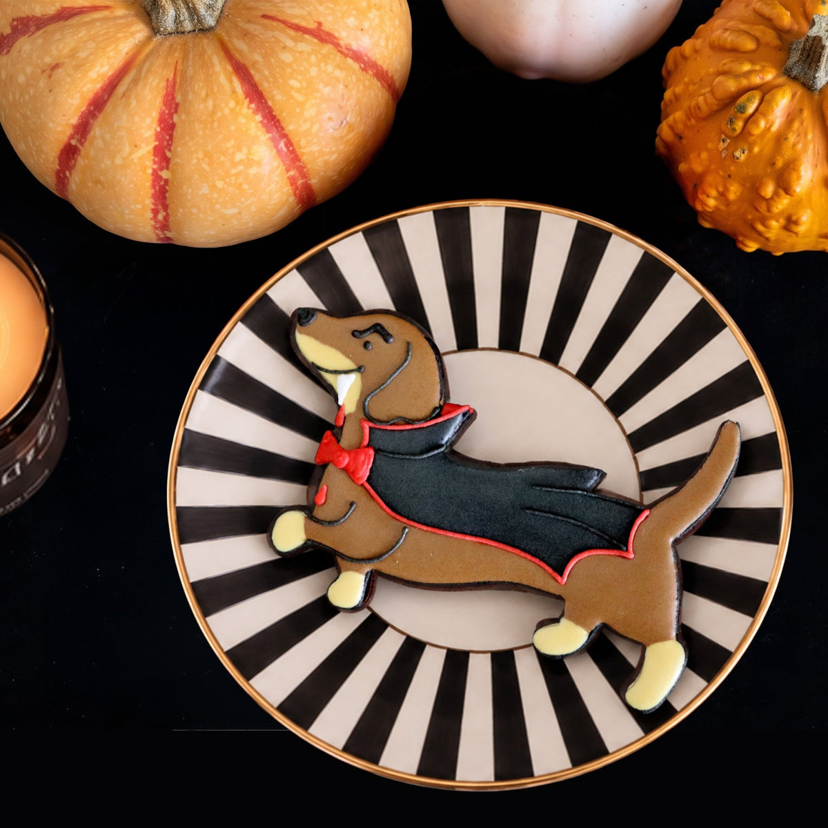 Spooky Sausage Letterbox Biscuit - Biscuiteers