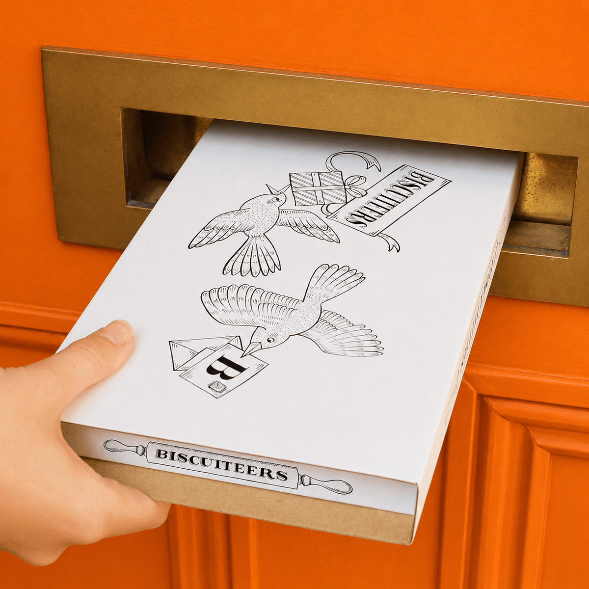 Spooky Sausage Letterbox Biscuit - Biscuiteers