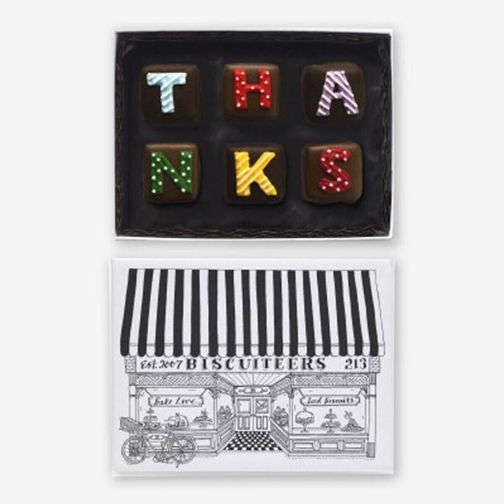 Thanks Miss Biscuit Mini Gift Box - Biscuiteers