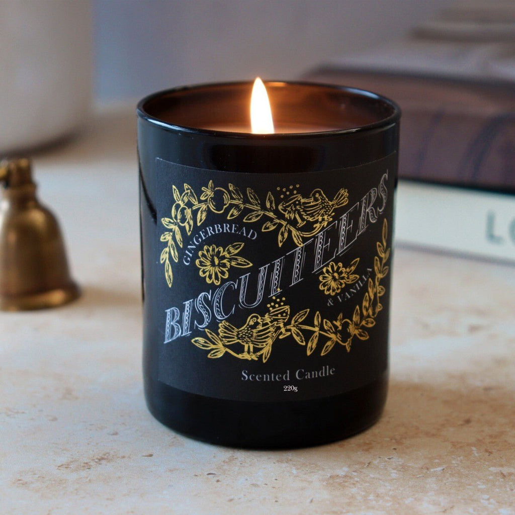 Tulips And Candle Gift Box - Biscuiteers